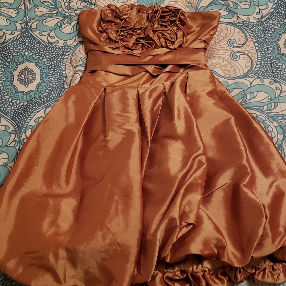 Copper short dress size s/m